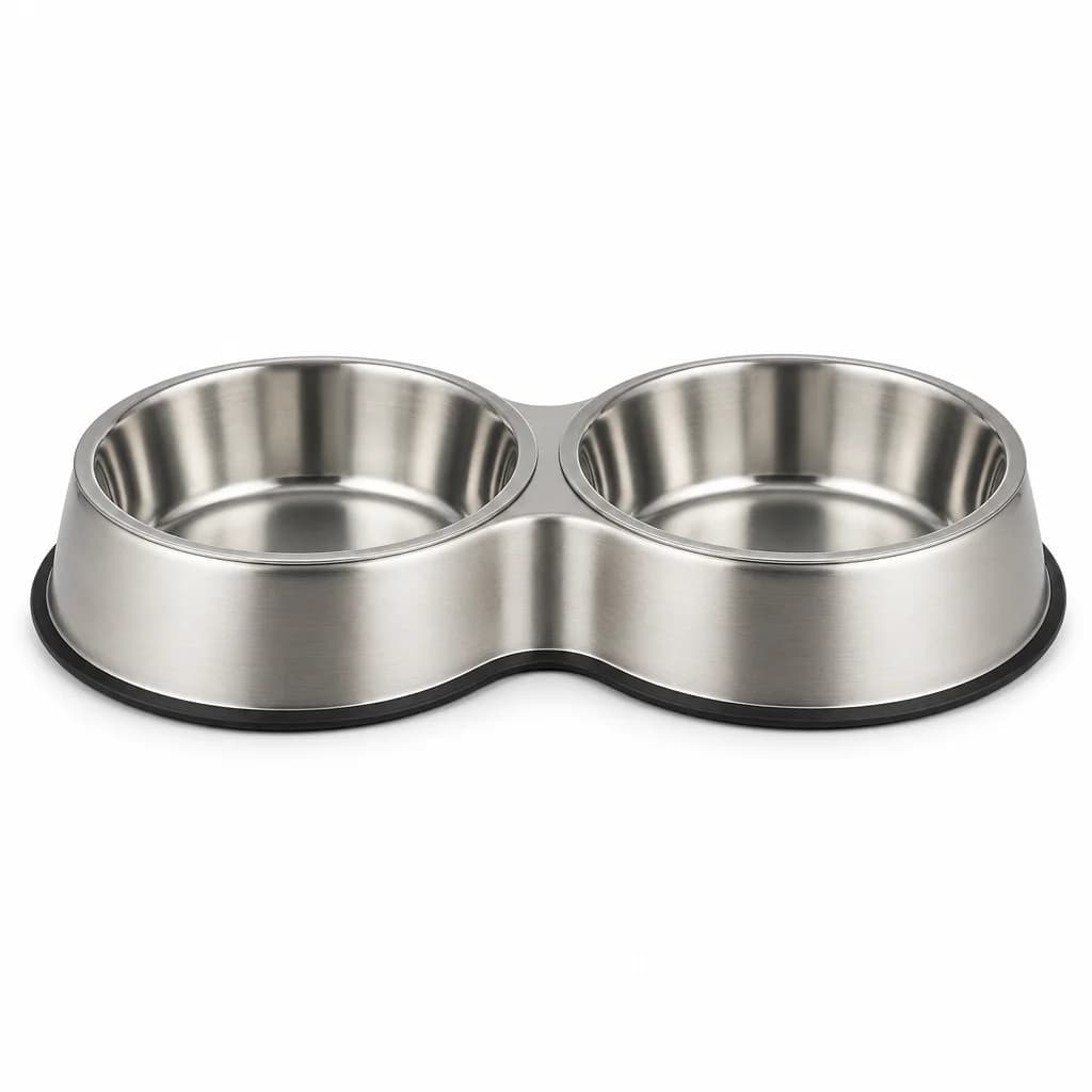 Stainless Steel Pet Bowl Set